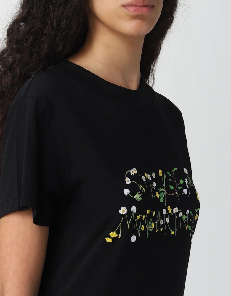 Floral Logo Organic Cotton Tee