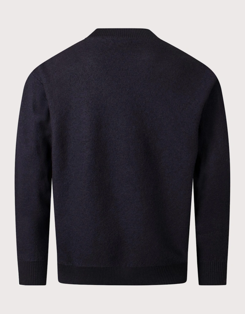 Relaxed Fit Rom Boiled Wool Jumper