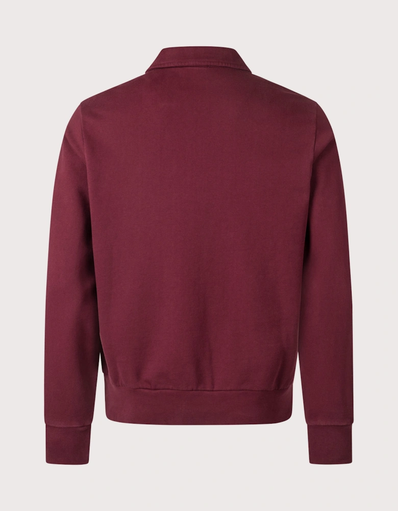 Quarter-Zip Loopback Terry Sweatshirt