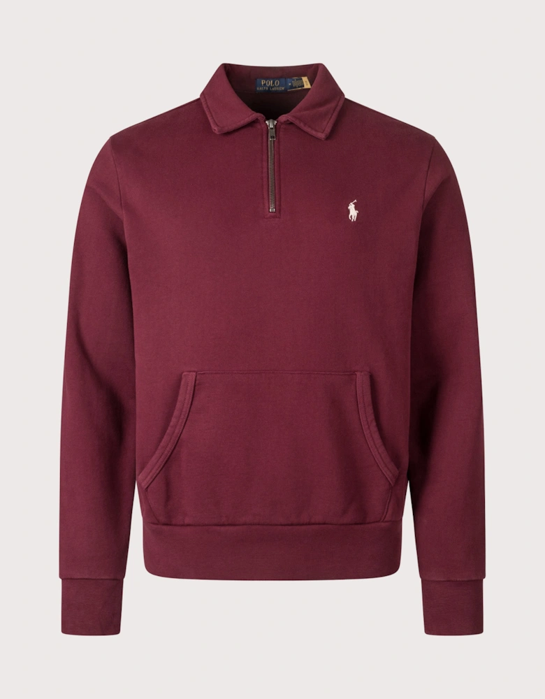 Quarter-Zip Loopback Terry Sweatshirt