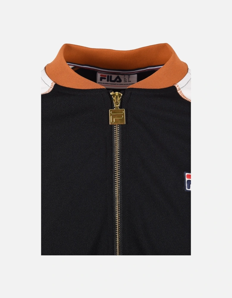 Vintage Eliot Track Top Black/Gardenia/Pumpkin