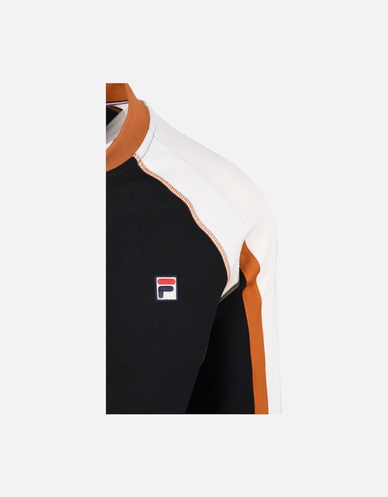 Vintage Eliot Track Top Black/Gardenia/Pumpkin