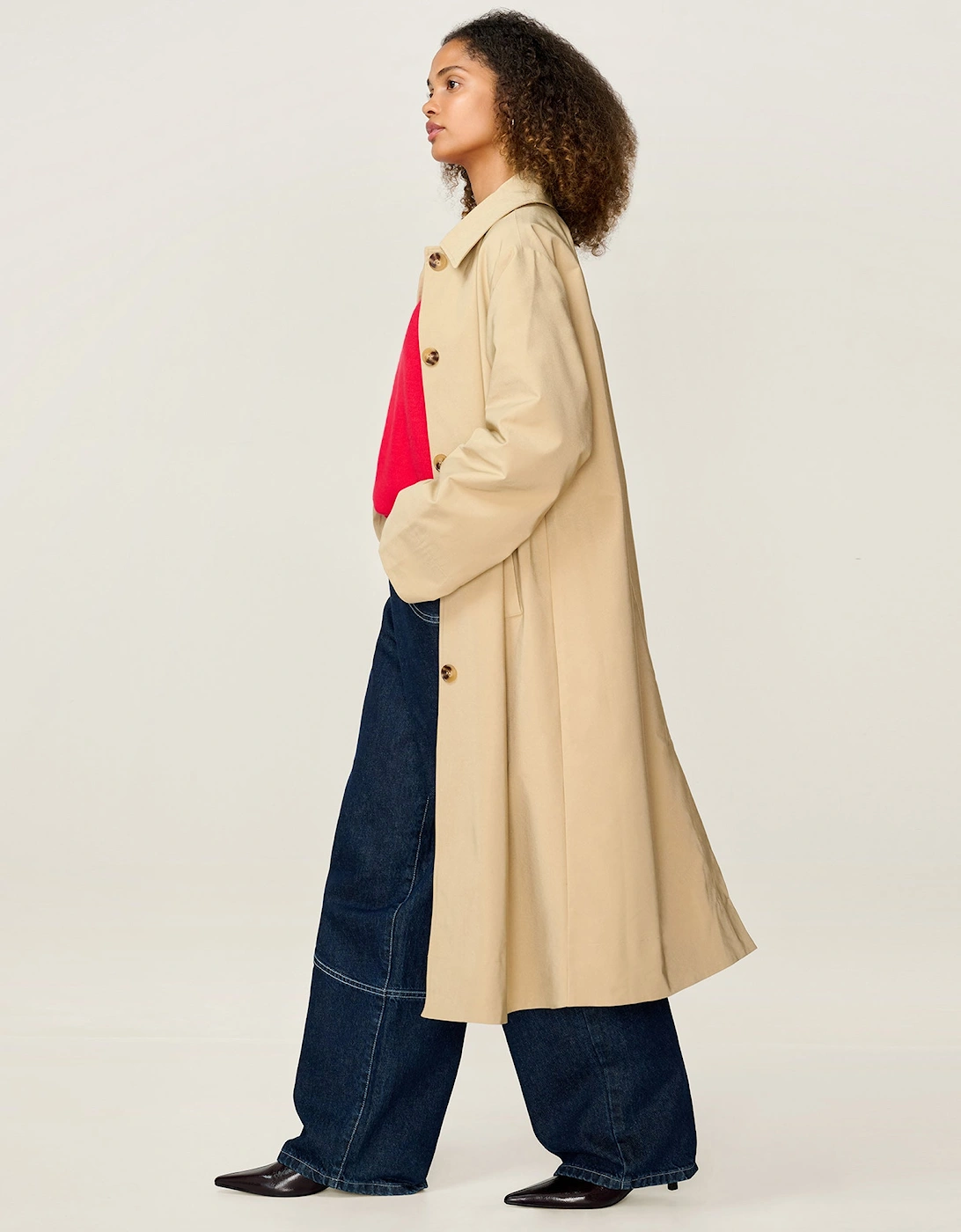 Charleston Trench in Beige
