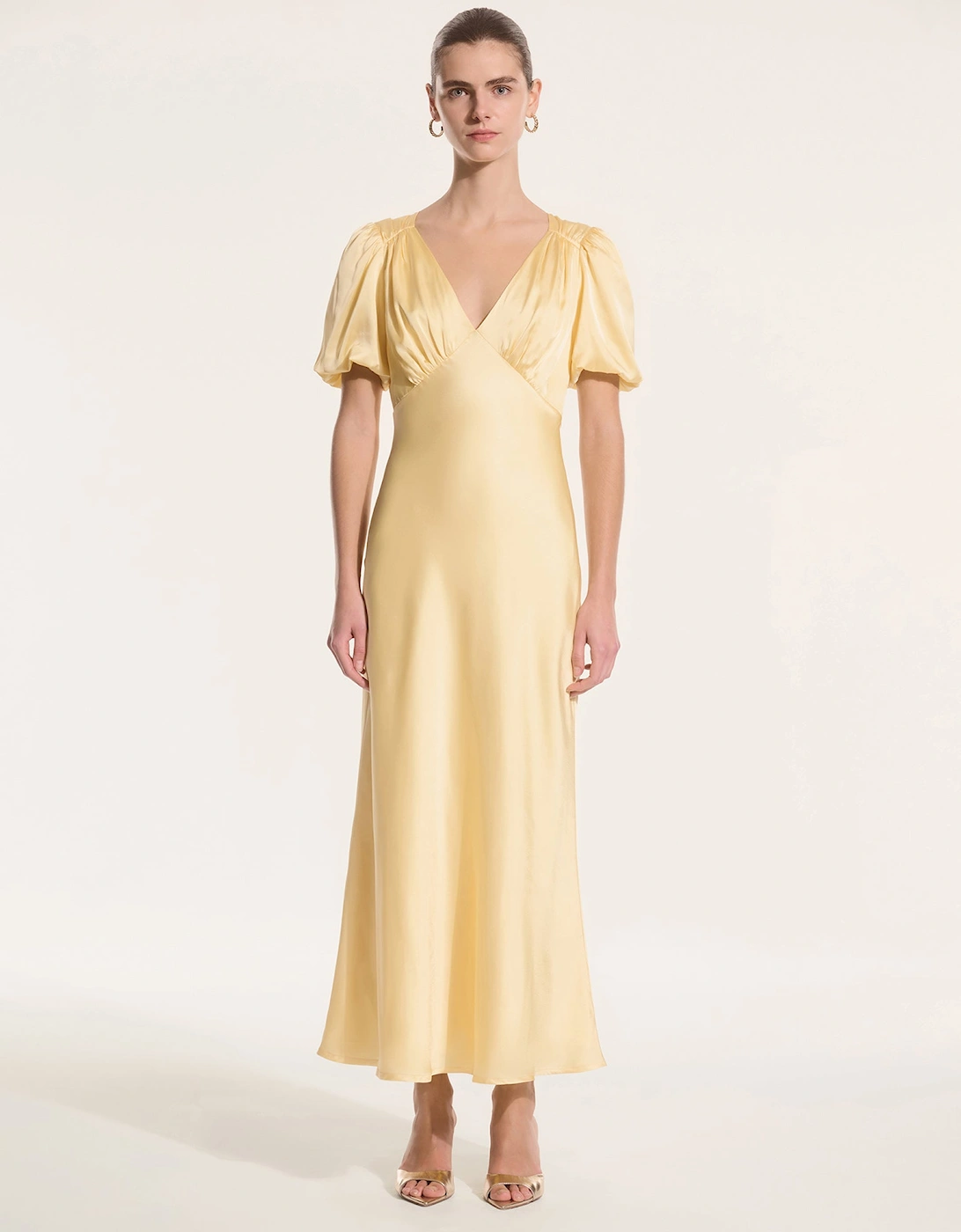 Omnes Women's Rosie Dress in Vintage Yellow - Size: 24