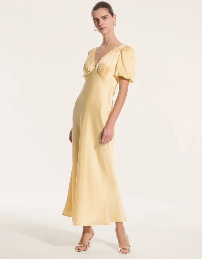 Rosie Dress in Vintage Yellow