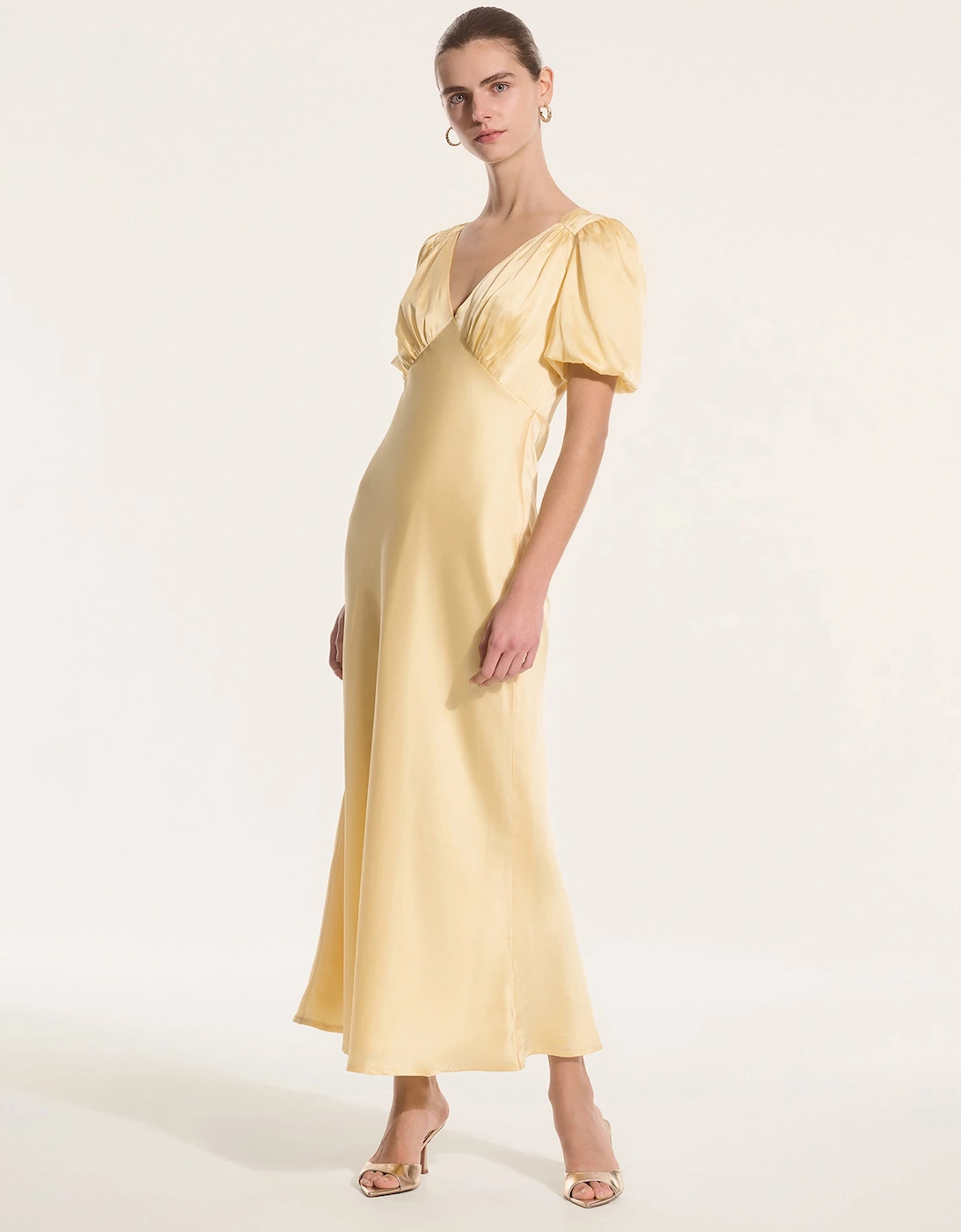 Rosie Dress in Vintage Yellow
