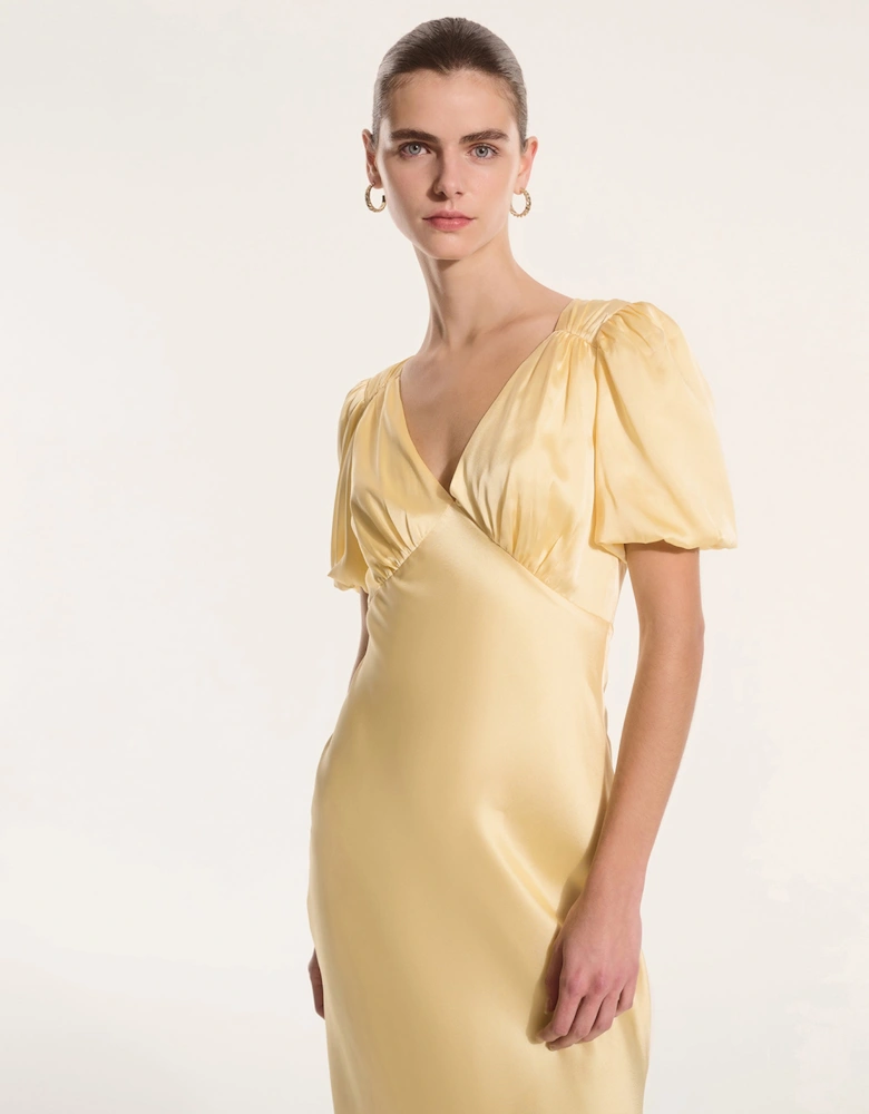 Rosie Dress in Vintage Yellow