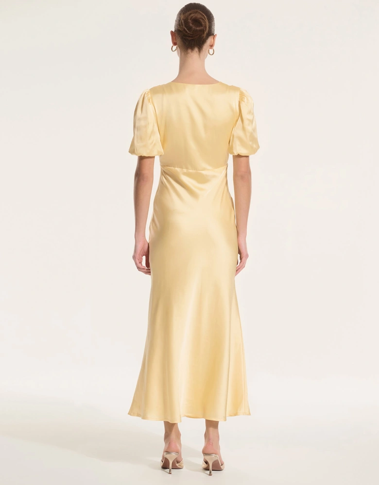 Rosie Dress in Vintage Yellow