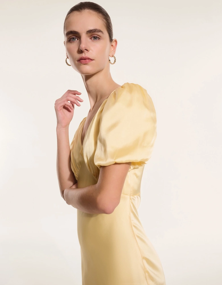 Rosie Dress in Vintage Yellow
