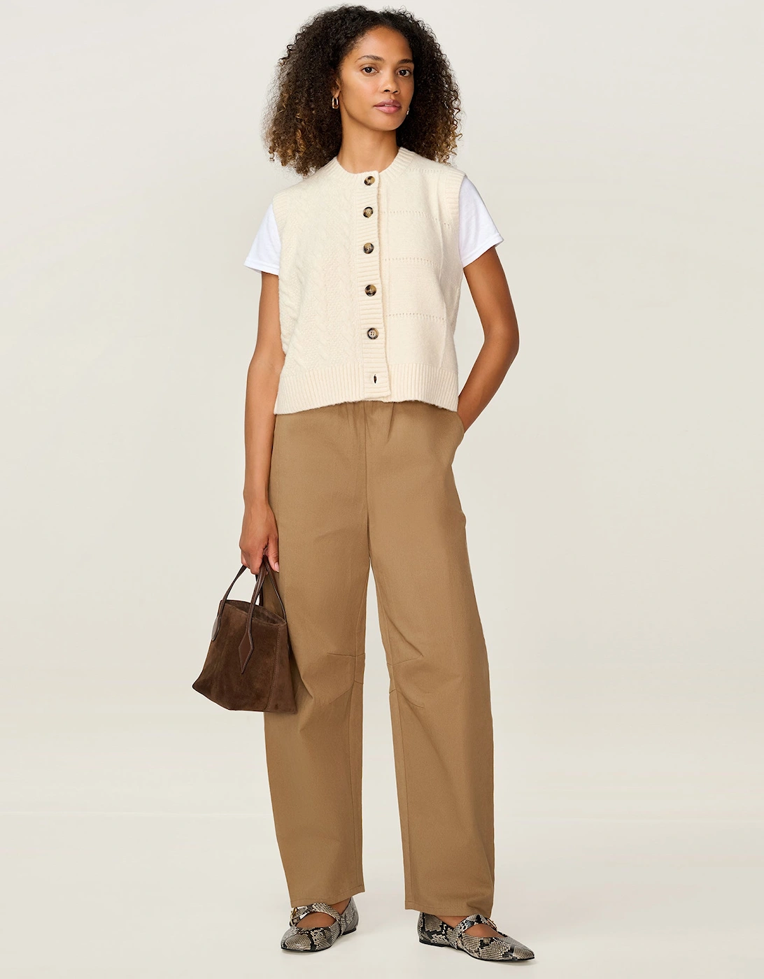 Matilda Vest in Cream, 7 of 6