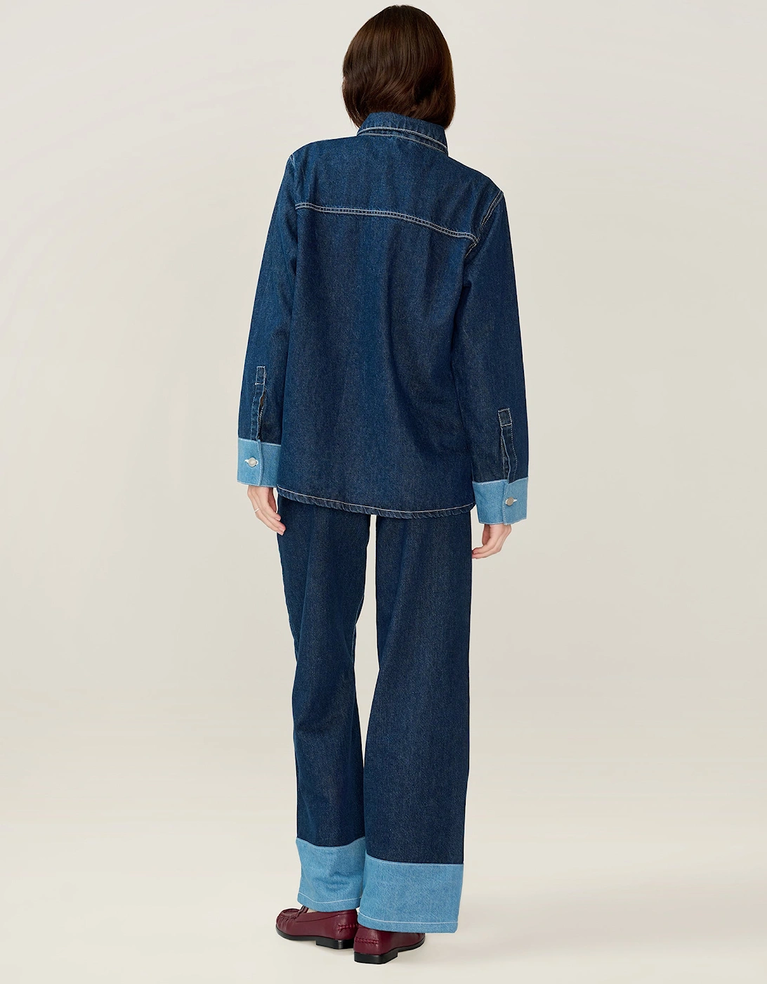Magnus Raw Denim Jacket in Dark Wash