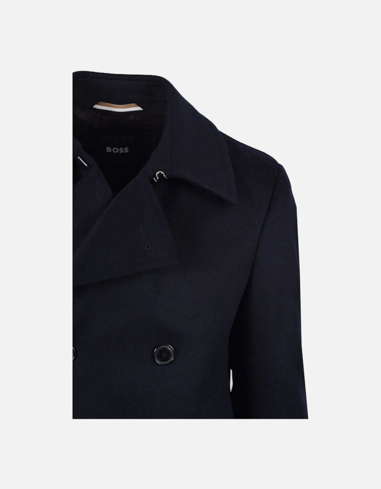 Boss Black Hyde Coat Dark Blue