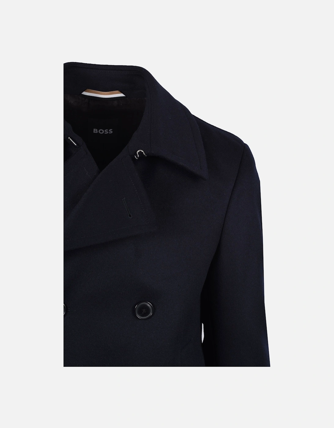 Boss Black Hyde Coat Dark Blue