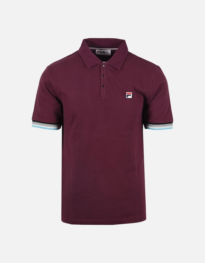 Vintage Zev Polo Burgundy