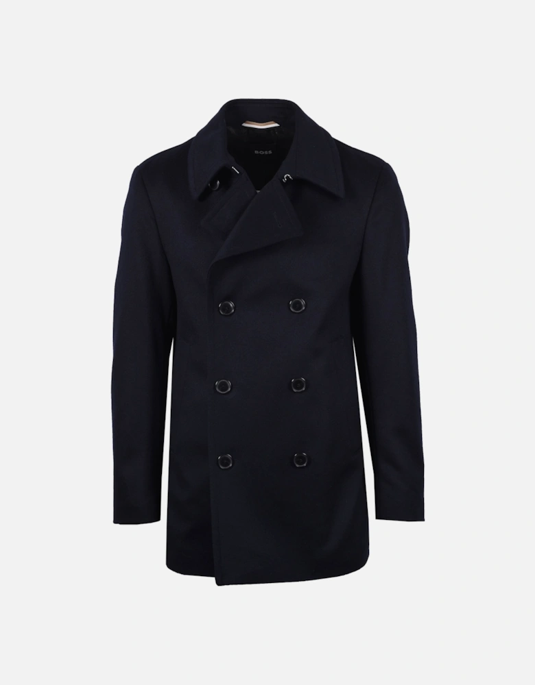 Boss Black Hyde Coat Dark Blue