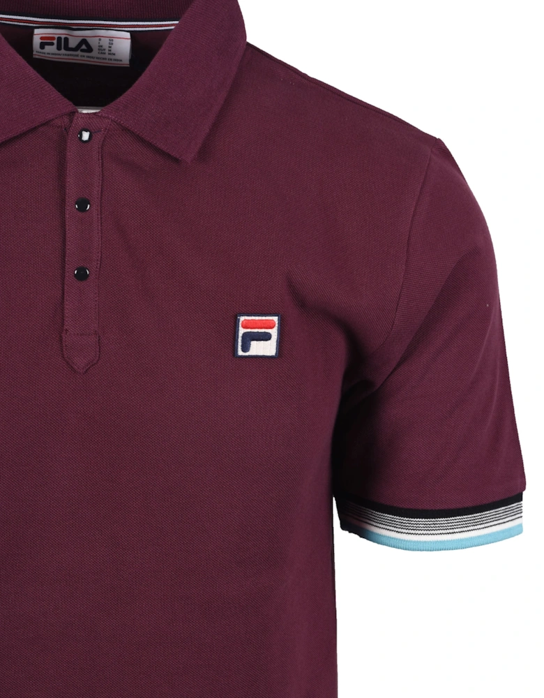 Vintage Zev Polo Burgundy