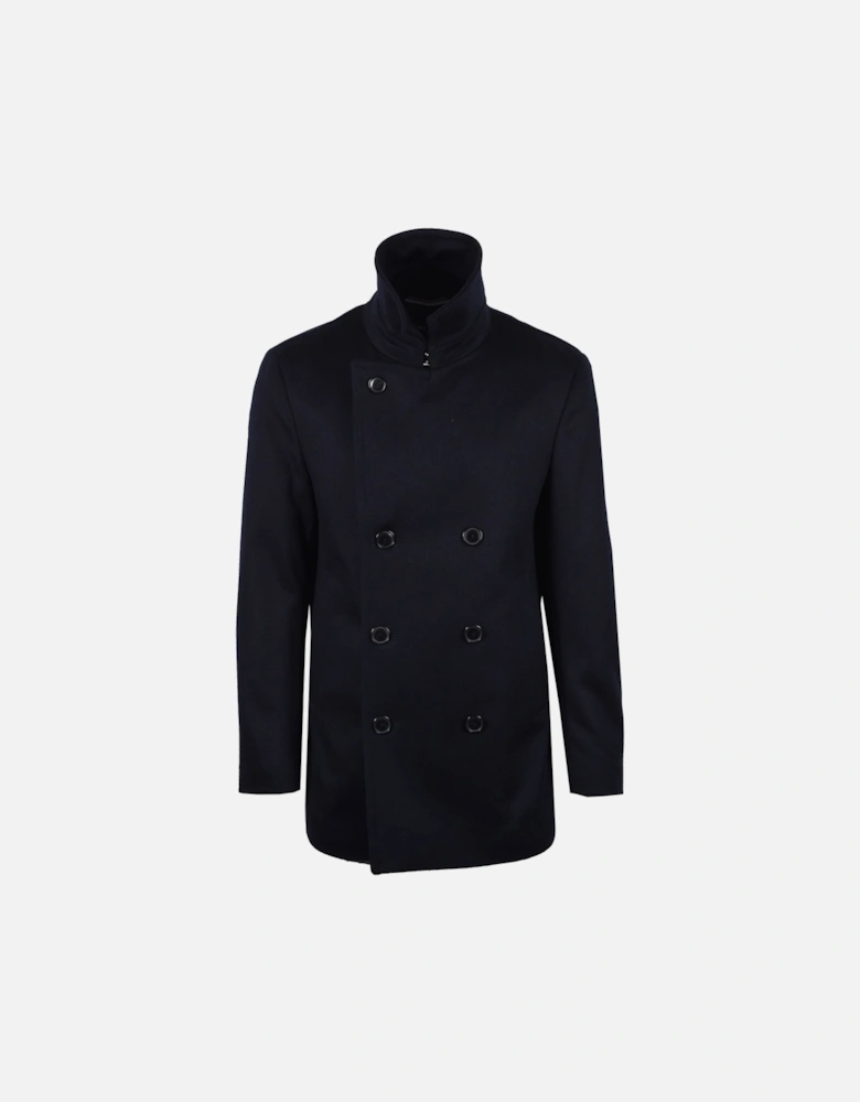 Boss Black Hyde Coat Dark Blue