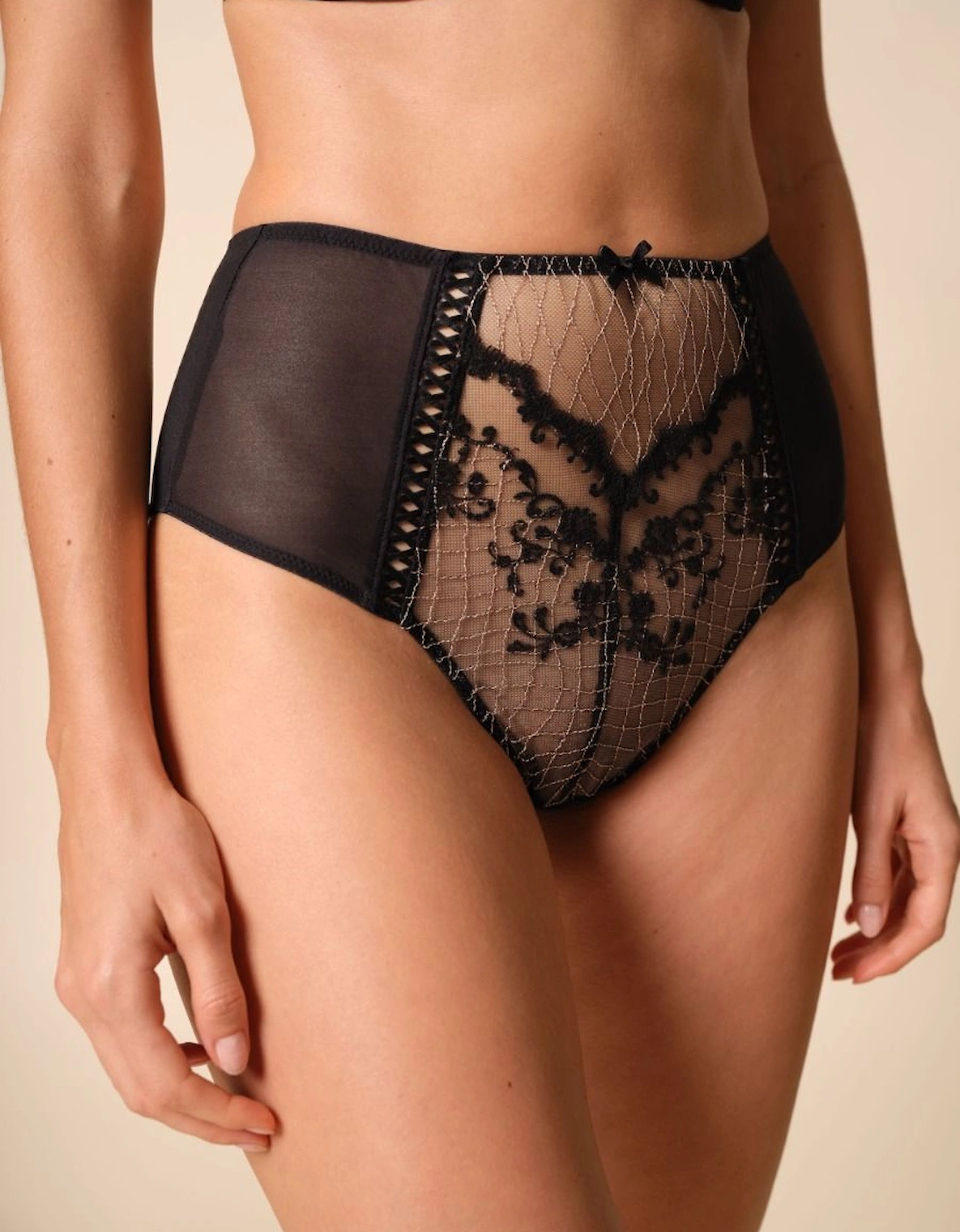 Lacage High Waisted Brief - Black, 2 of 1