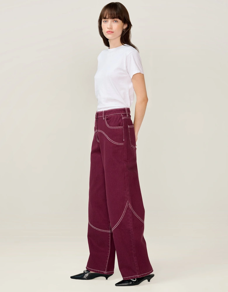 Zola Jean in Burgundy