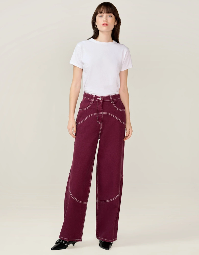Zola Jean in Burgundy