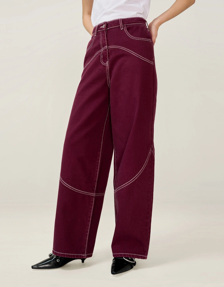 Zola Jean in Burgundy