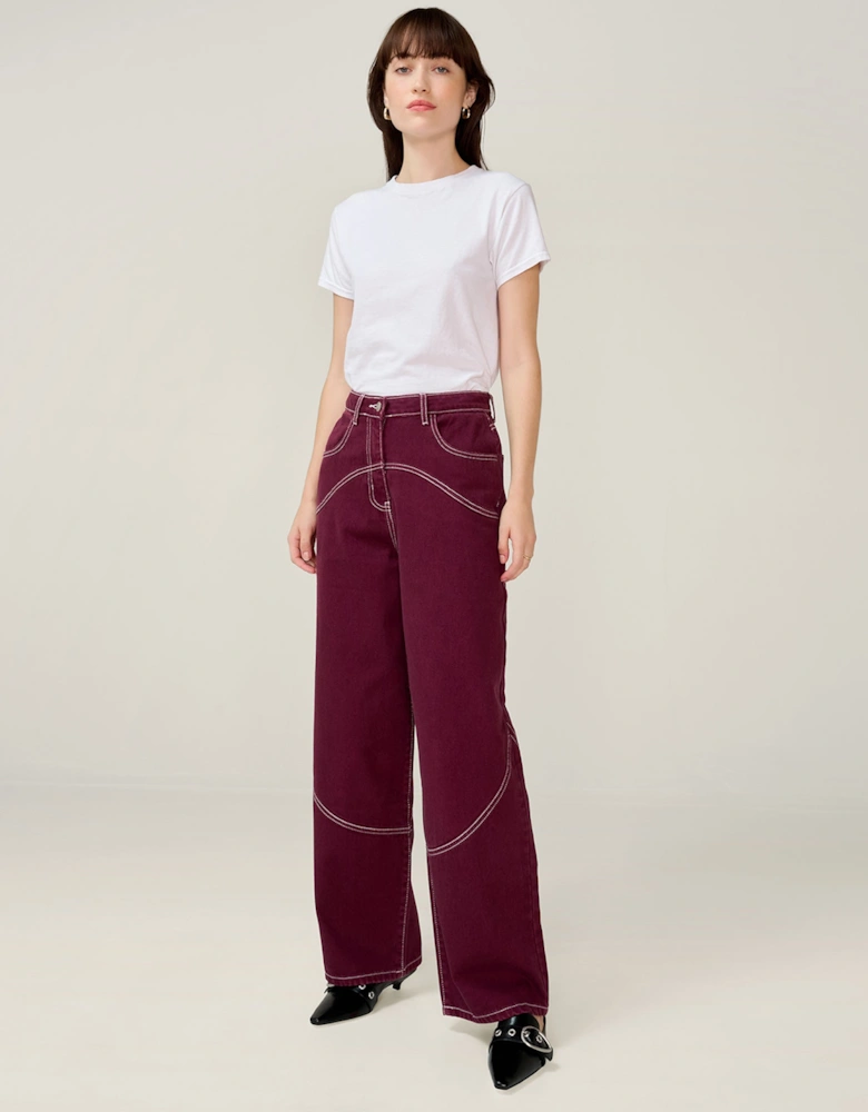 Zola Jean in Burgundy