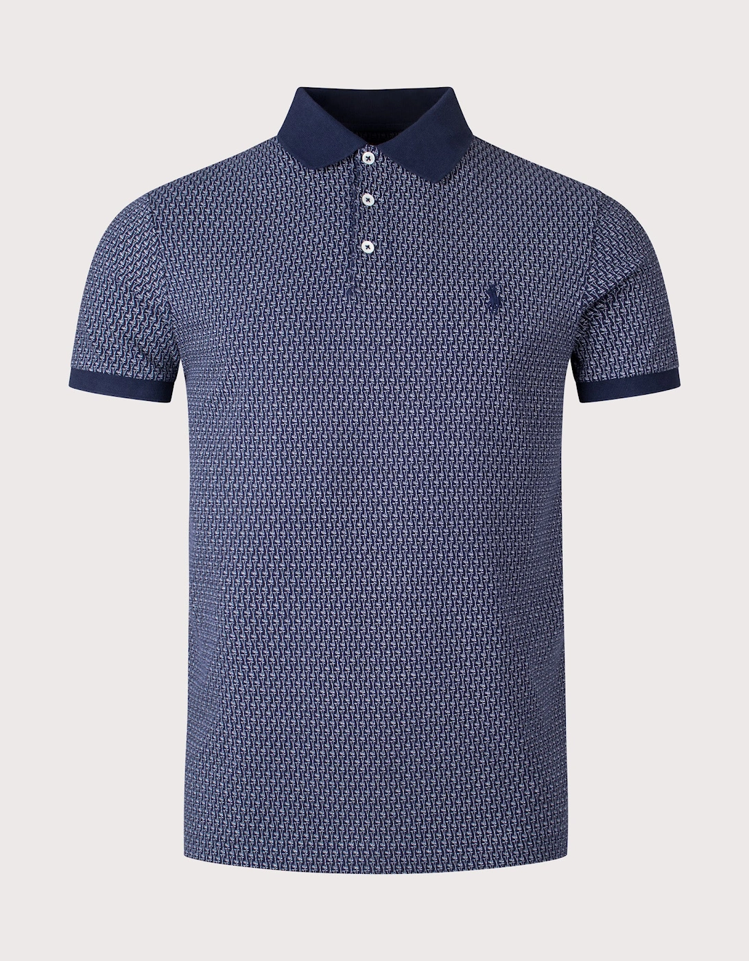 Custom Slim Fit Stretch Mesh Polo Shirt, 4 of 3