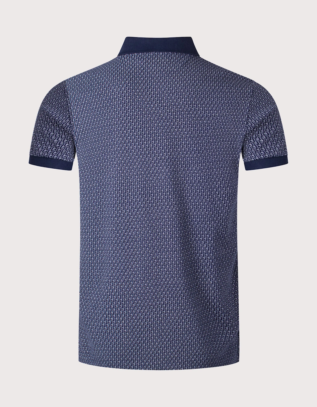 Custom Slim Fit Stretch Mesh Polo Shirt