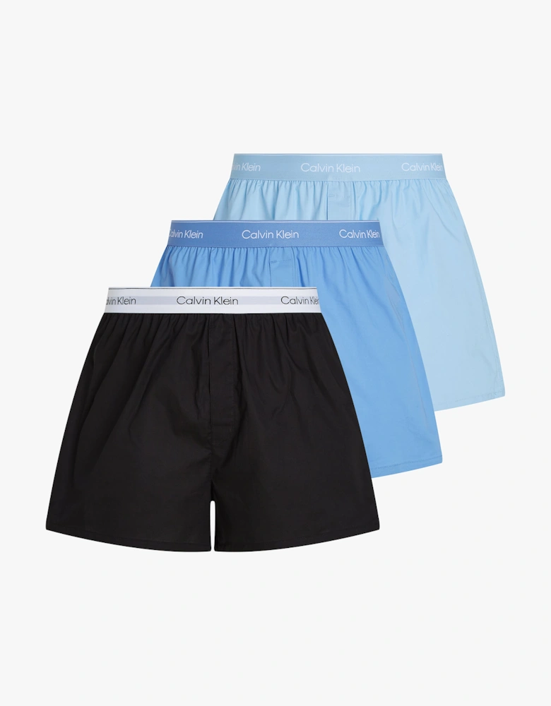 ICON Cotton Stretch Slim 3 Pack Mens Boxers Multi