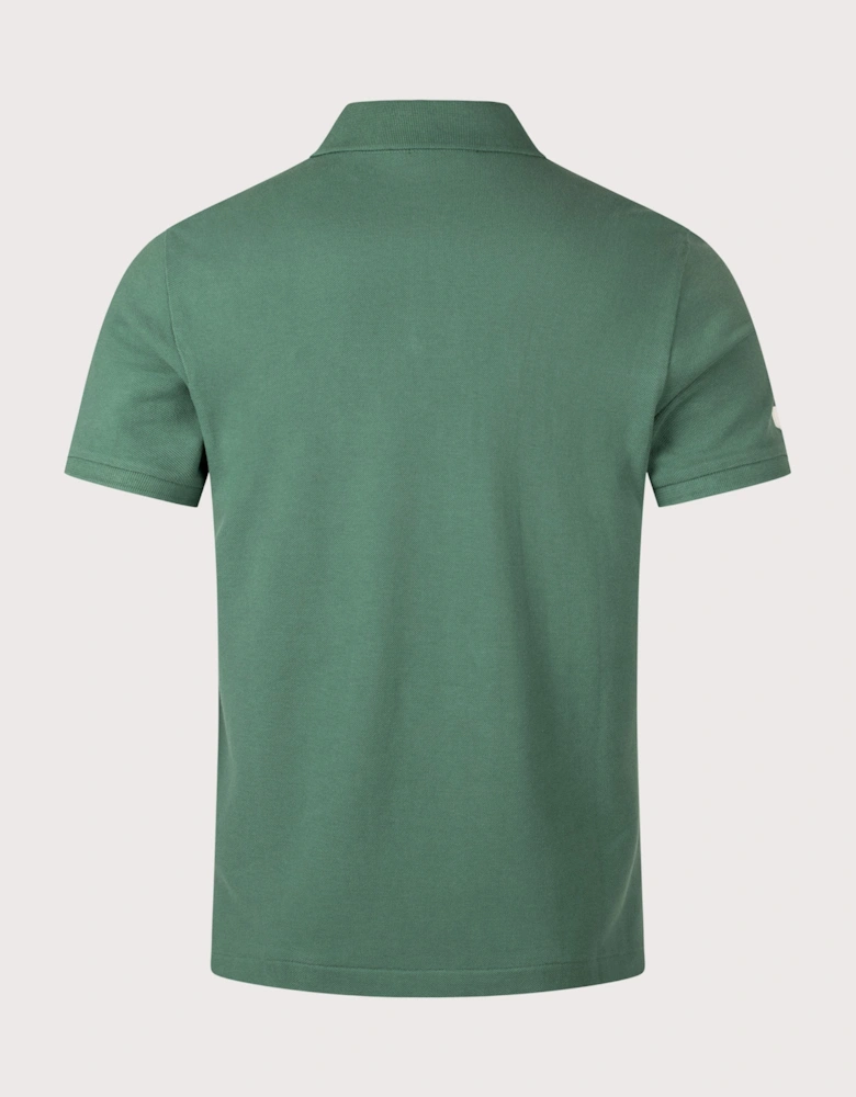 Custom Slim Fit Big Pony Mesh Polo Shirt