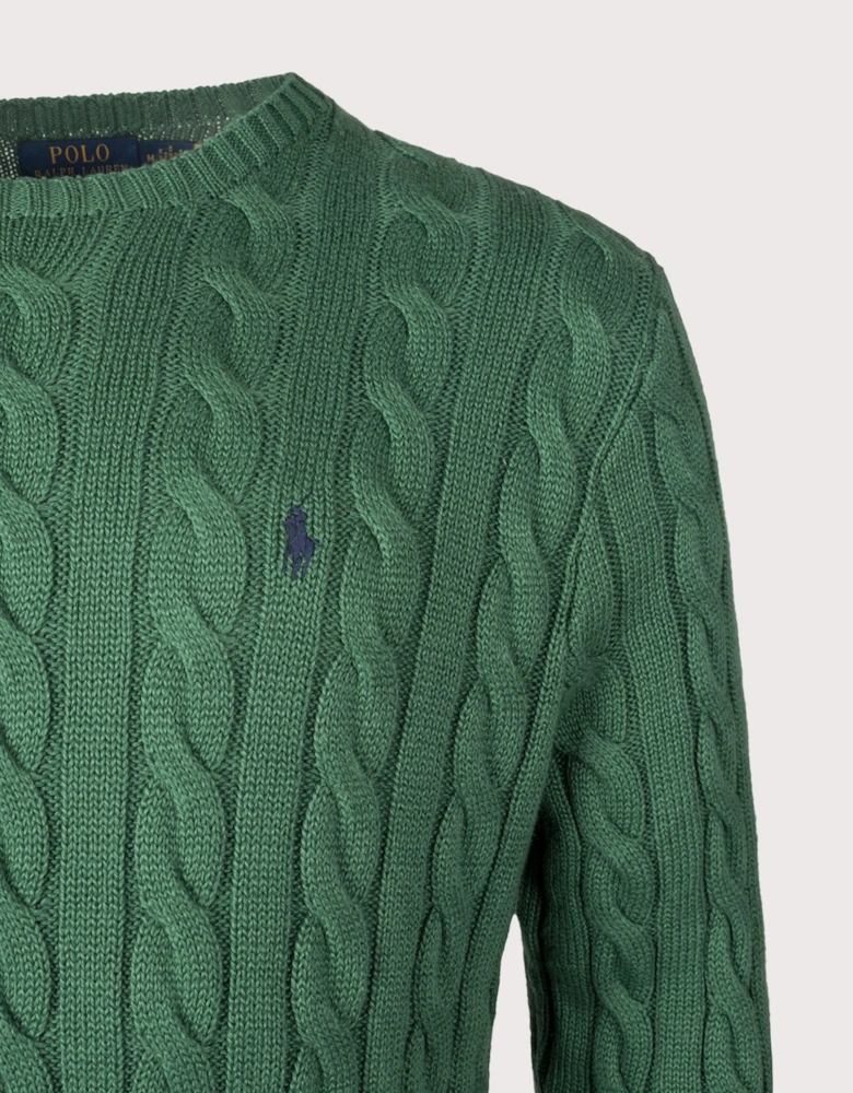 Cable Knit Cotton Jumper