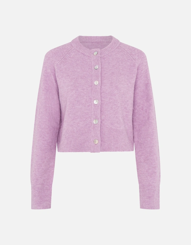 August Cardigan in Lilac