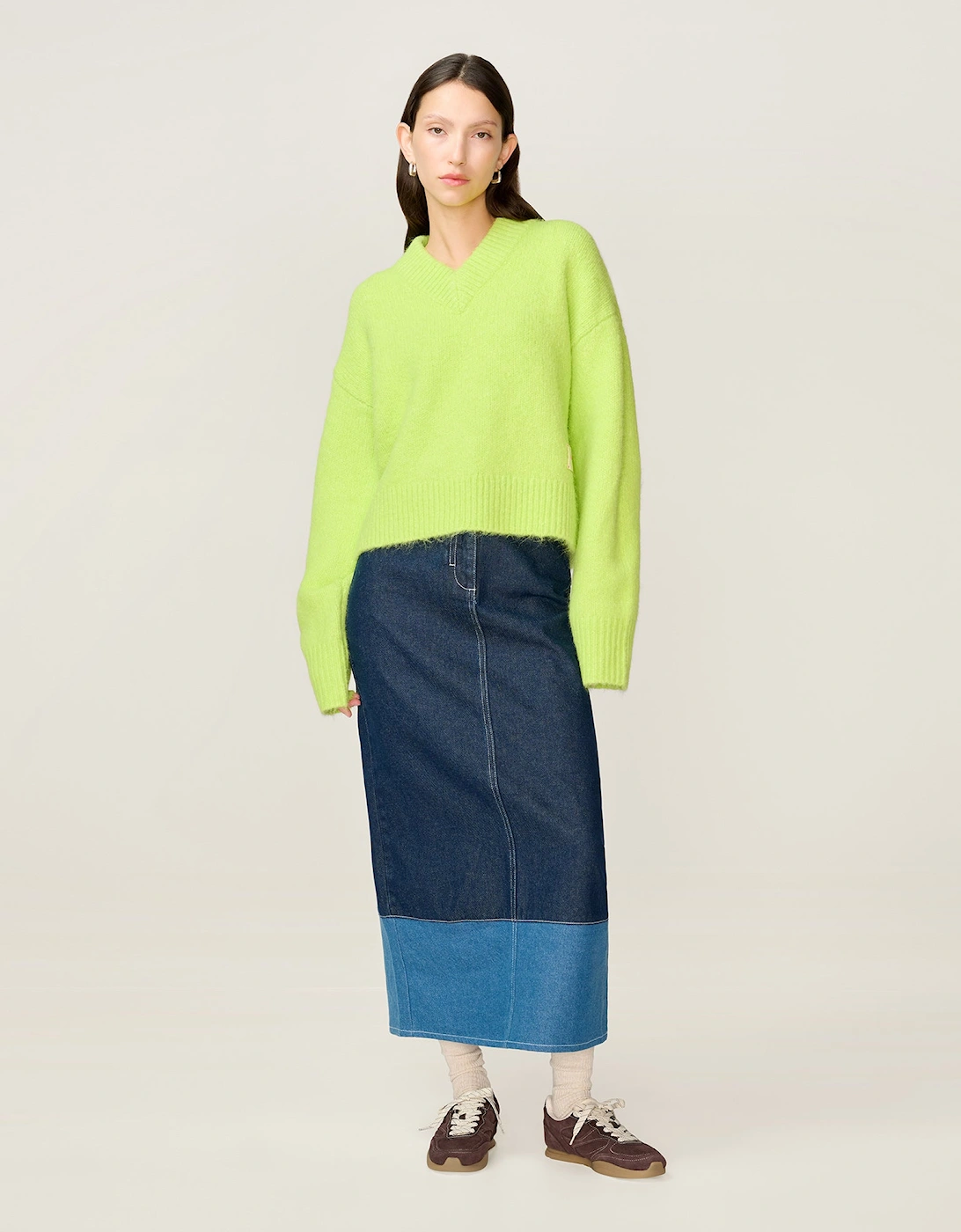 STUDIO Daria Jumper in Green