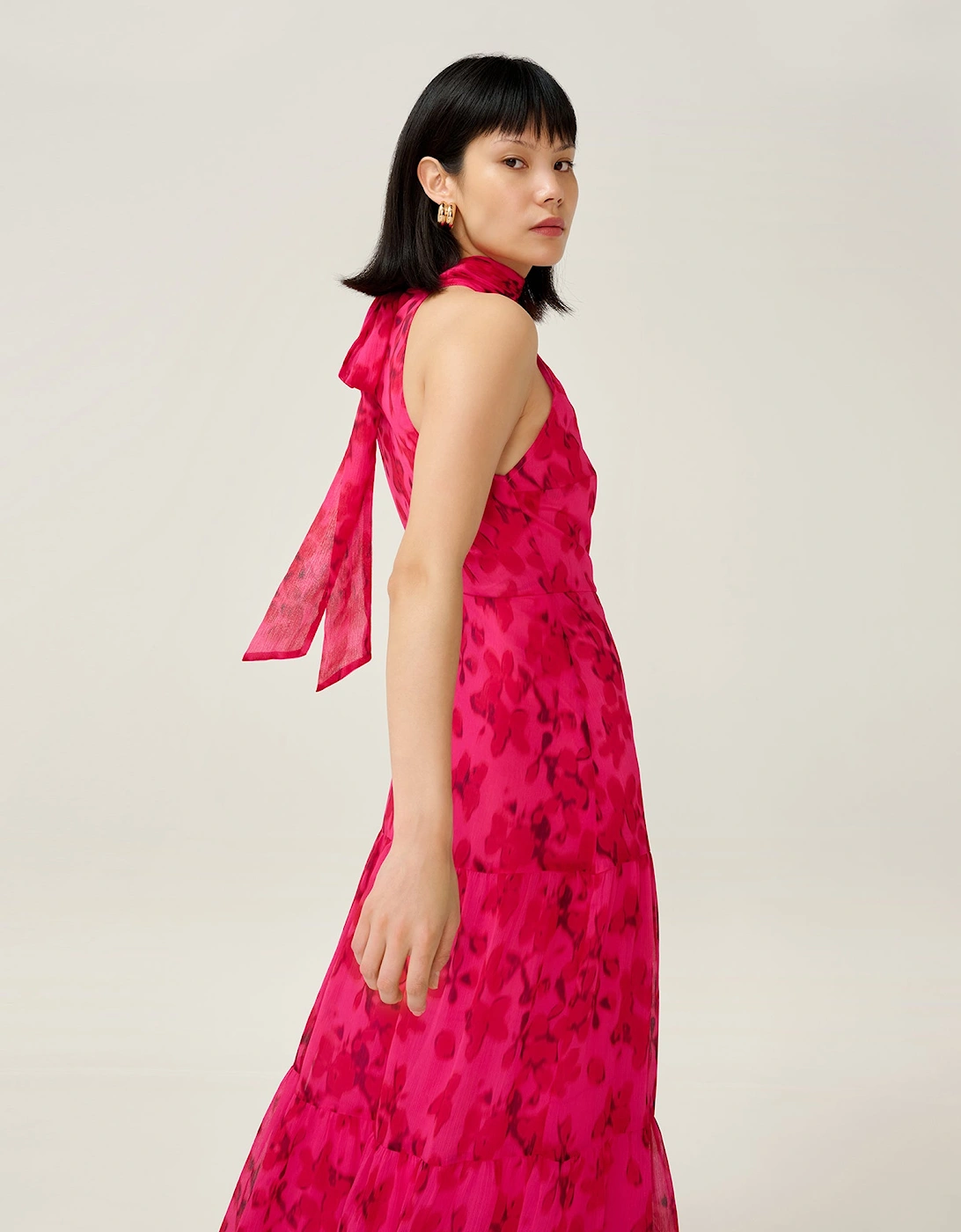 Romeo Dress in Hazy Petal Print