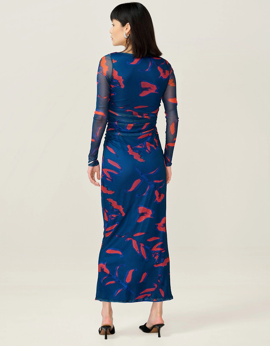 Hollis Dress in Falling Leaf Print