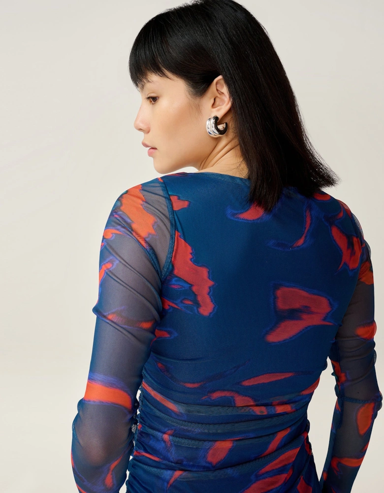 Hollis Dress in Falling Leaf Print