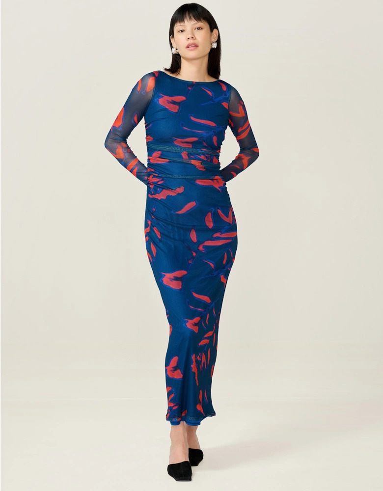 Hollis Dress in Falling Leaf Print