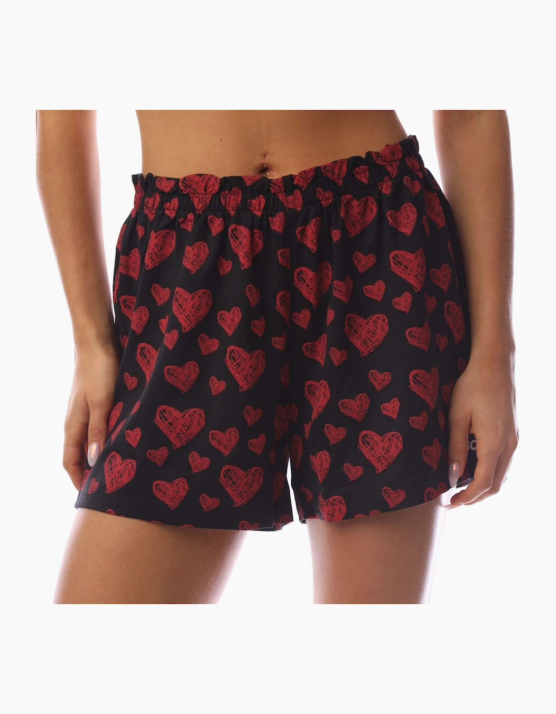 Hugo Boss Women's Nikka Pyjama Shorts - Red - Size: M