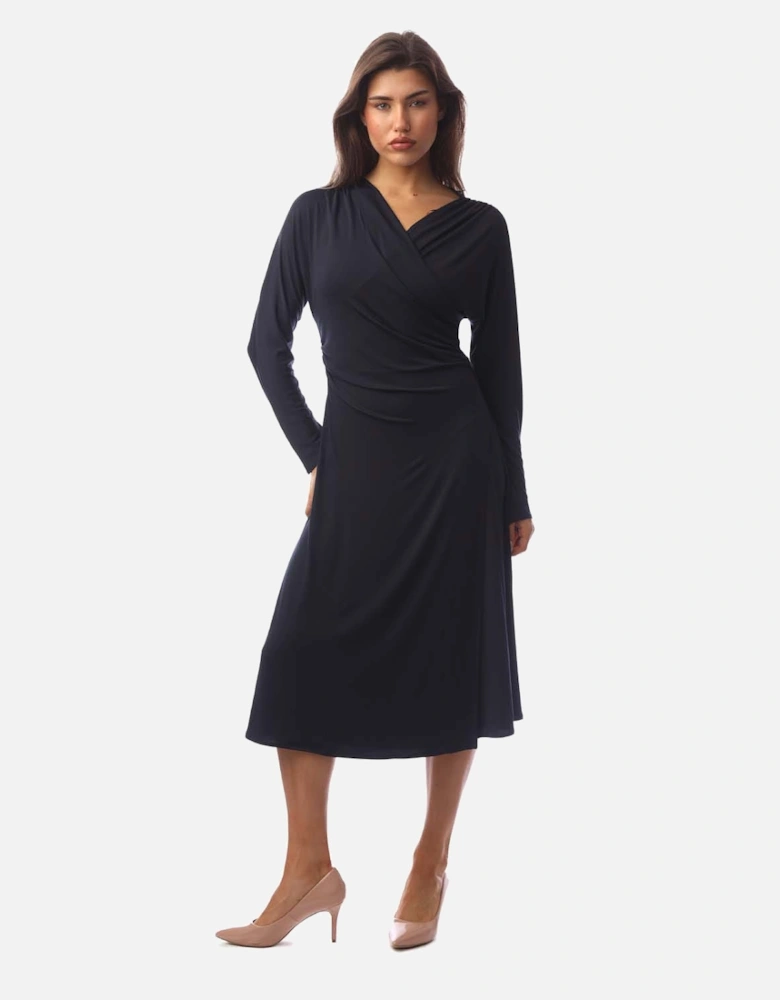 Ettita Wrap Front Dress