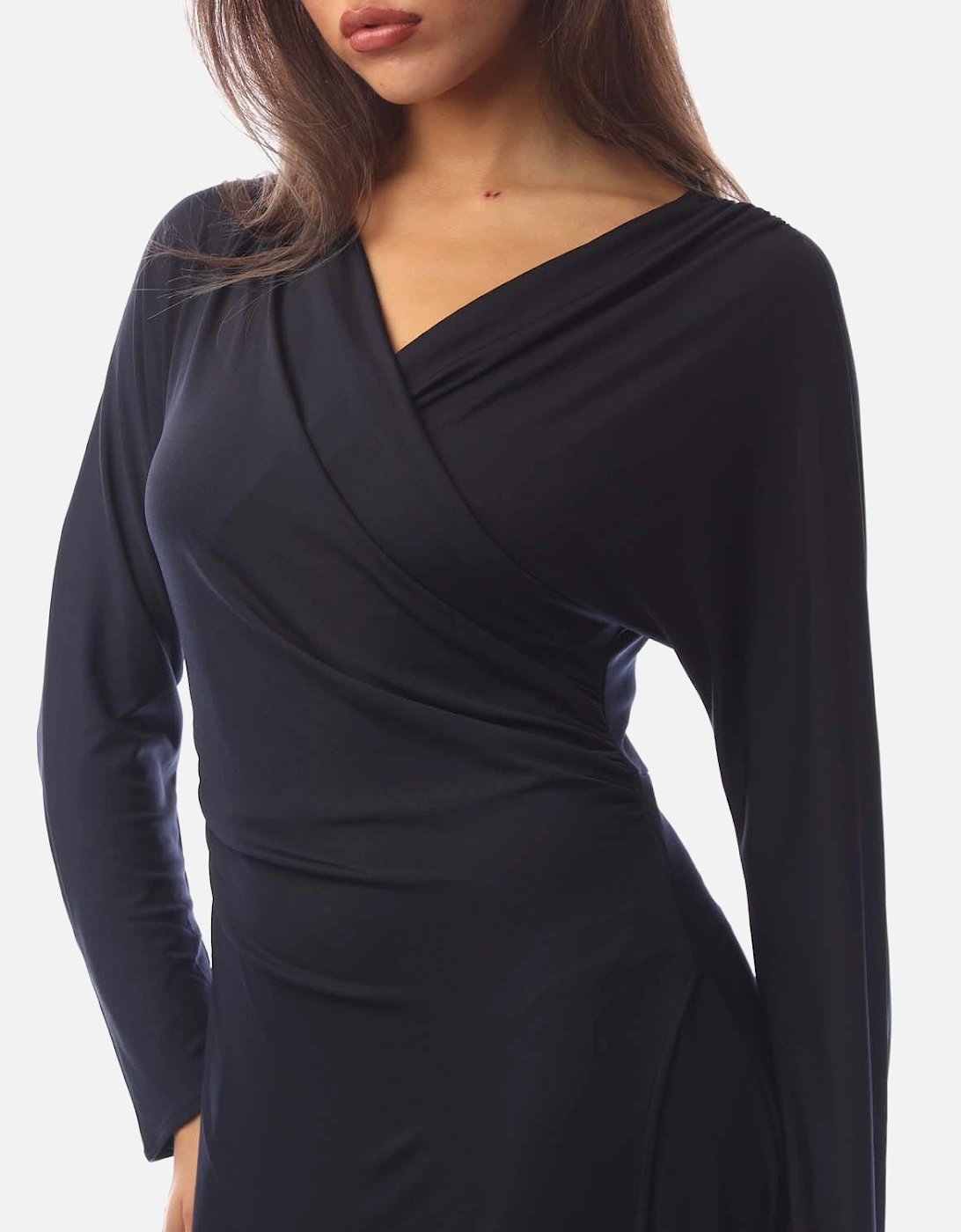 Ettita Wrap Front Dress
