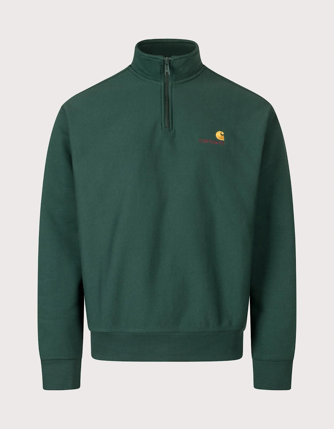 Relaxed Fit Half Zip American Script Sweatshirt, 4 of 3