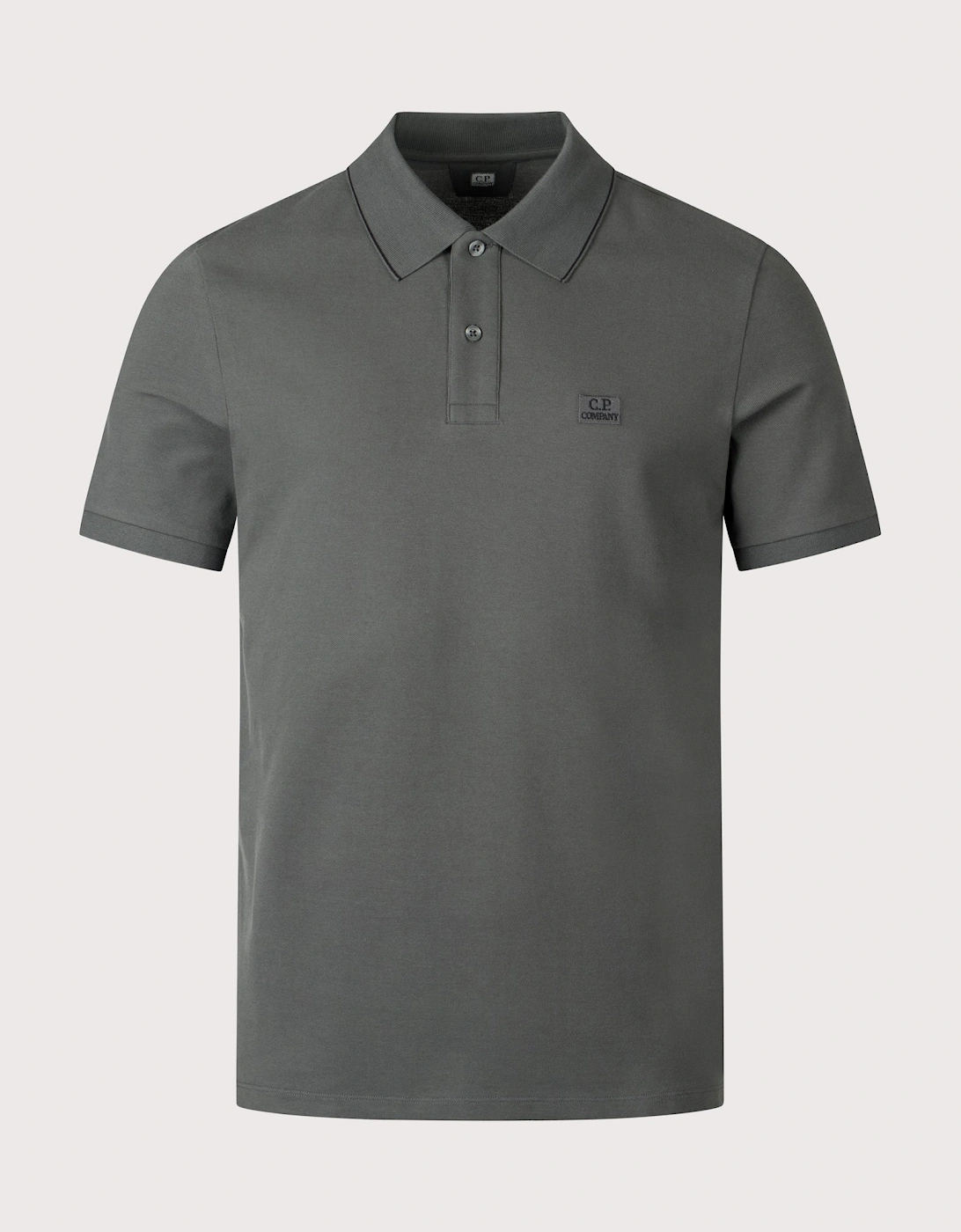 Stretch Piqué Striped Collar Polo Shirt, 4 of 3