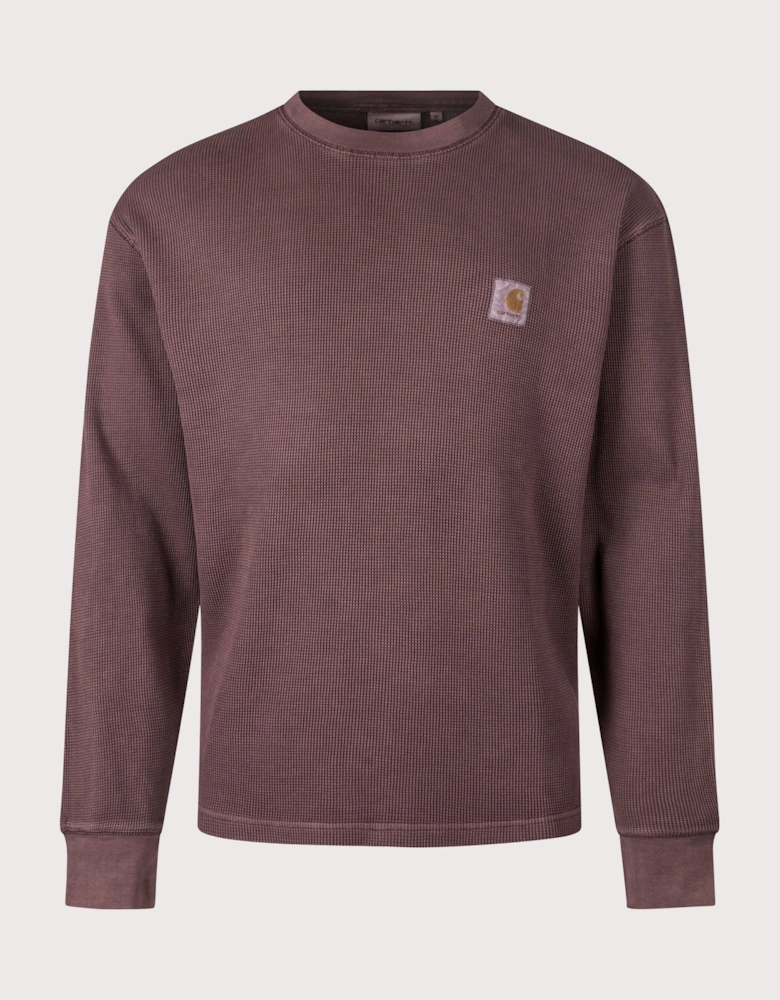 Relaxed Fit Long Sleeve Vista Waffle T-Shirt