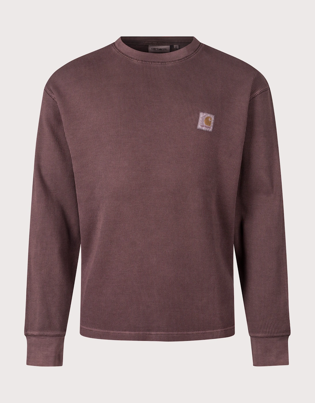 Relaxed Fit Long Sleeve Vista Waffle T-Shirt, 4 of 3