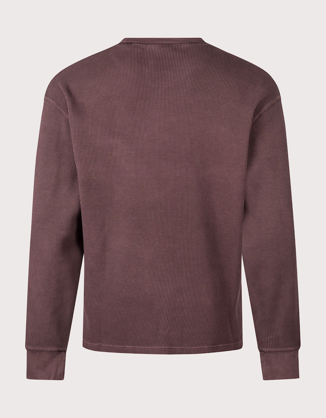 Relaxed Fit Long Sleeve Vista Waffle T-Shirt