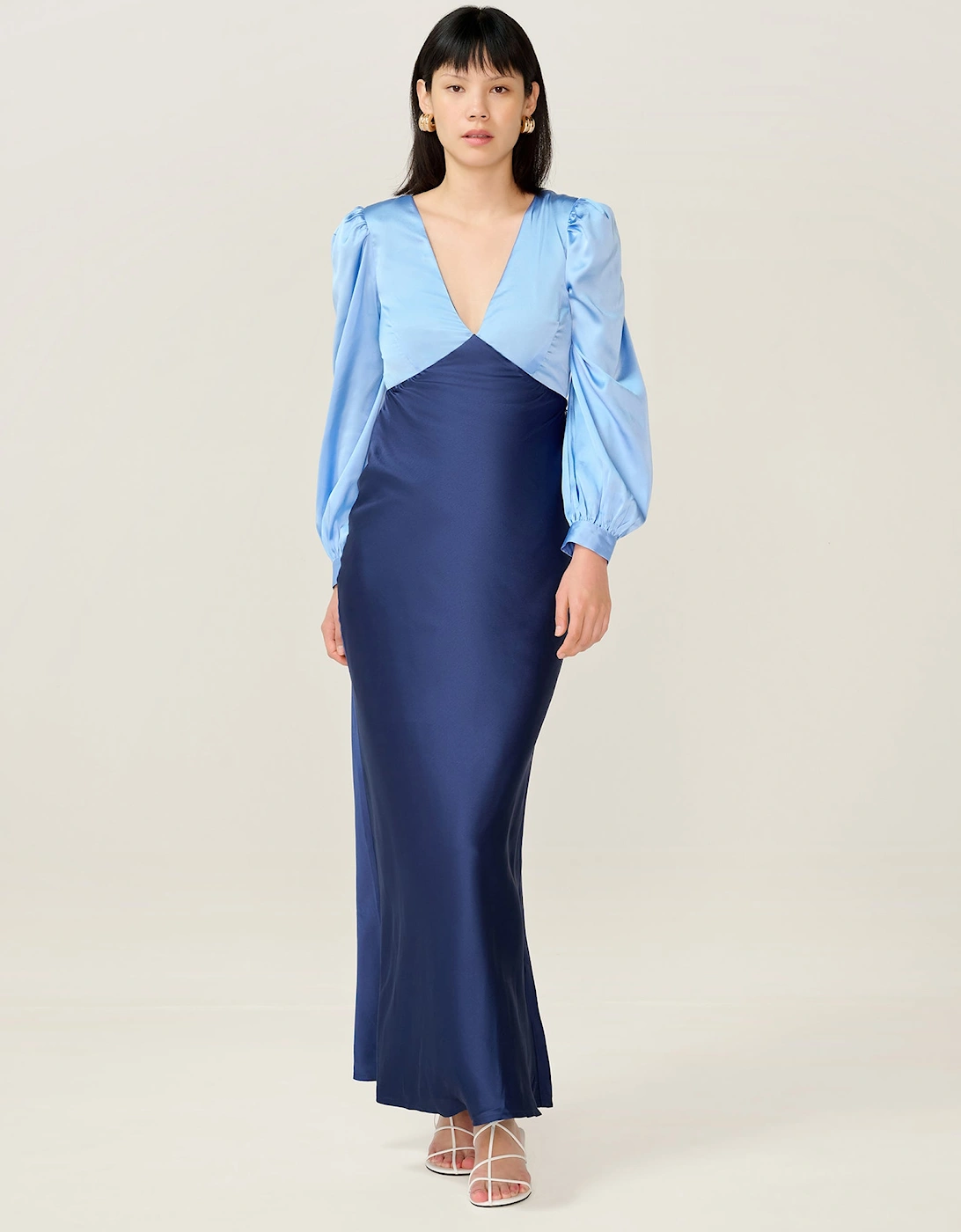 Francoise Dress in Blue and Navy, 5 of 4