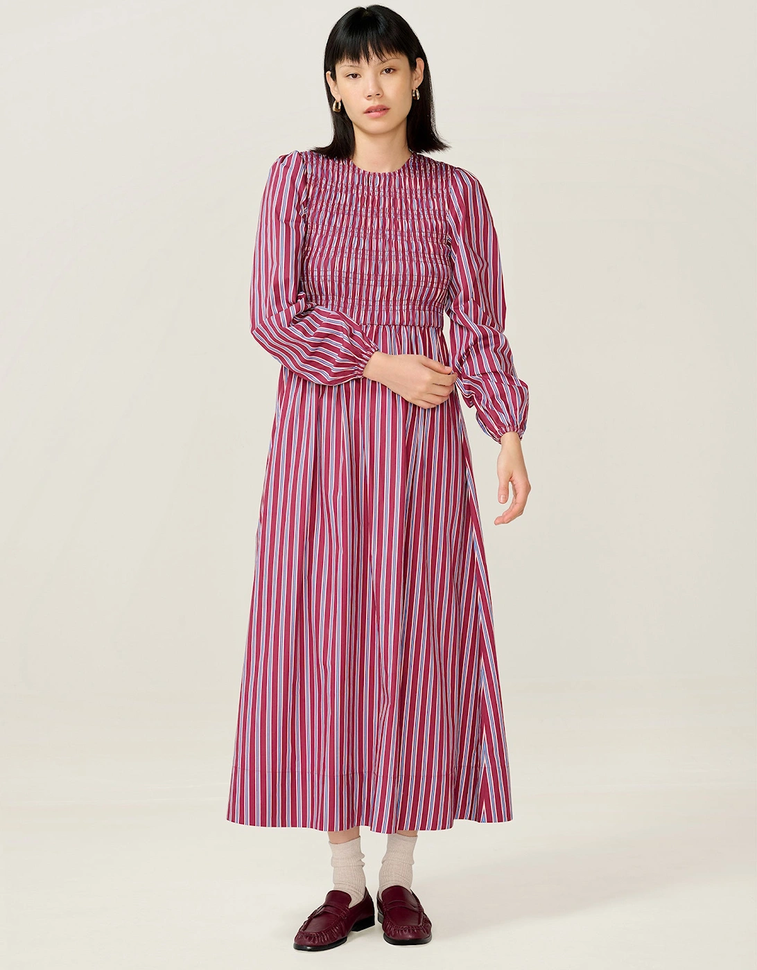 Saint Dress in Blue Stripe
