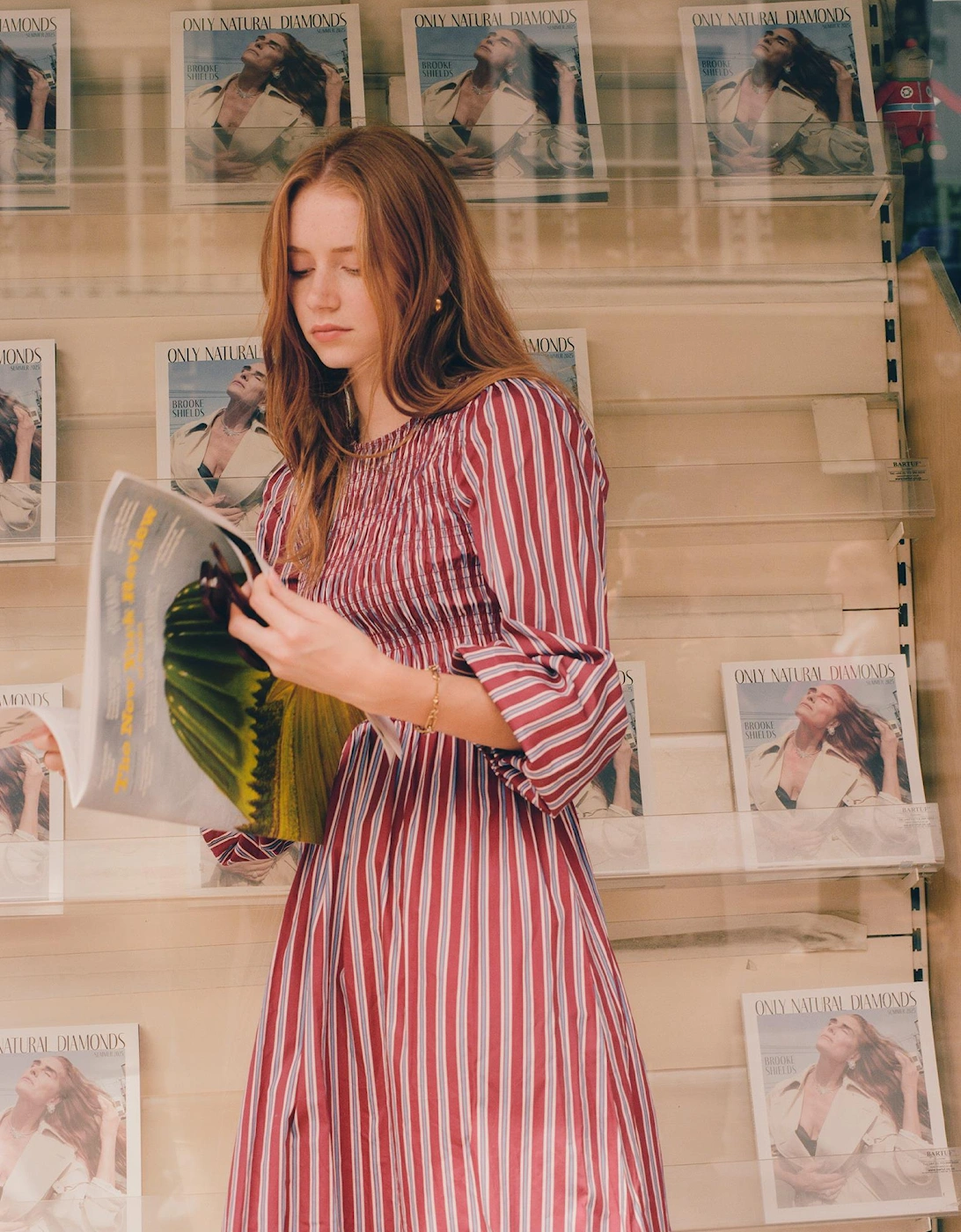 Saint Dress in Blue Stripe