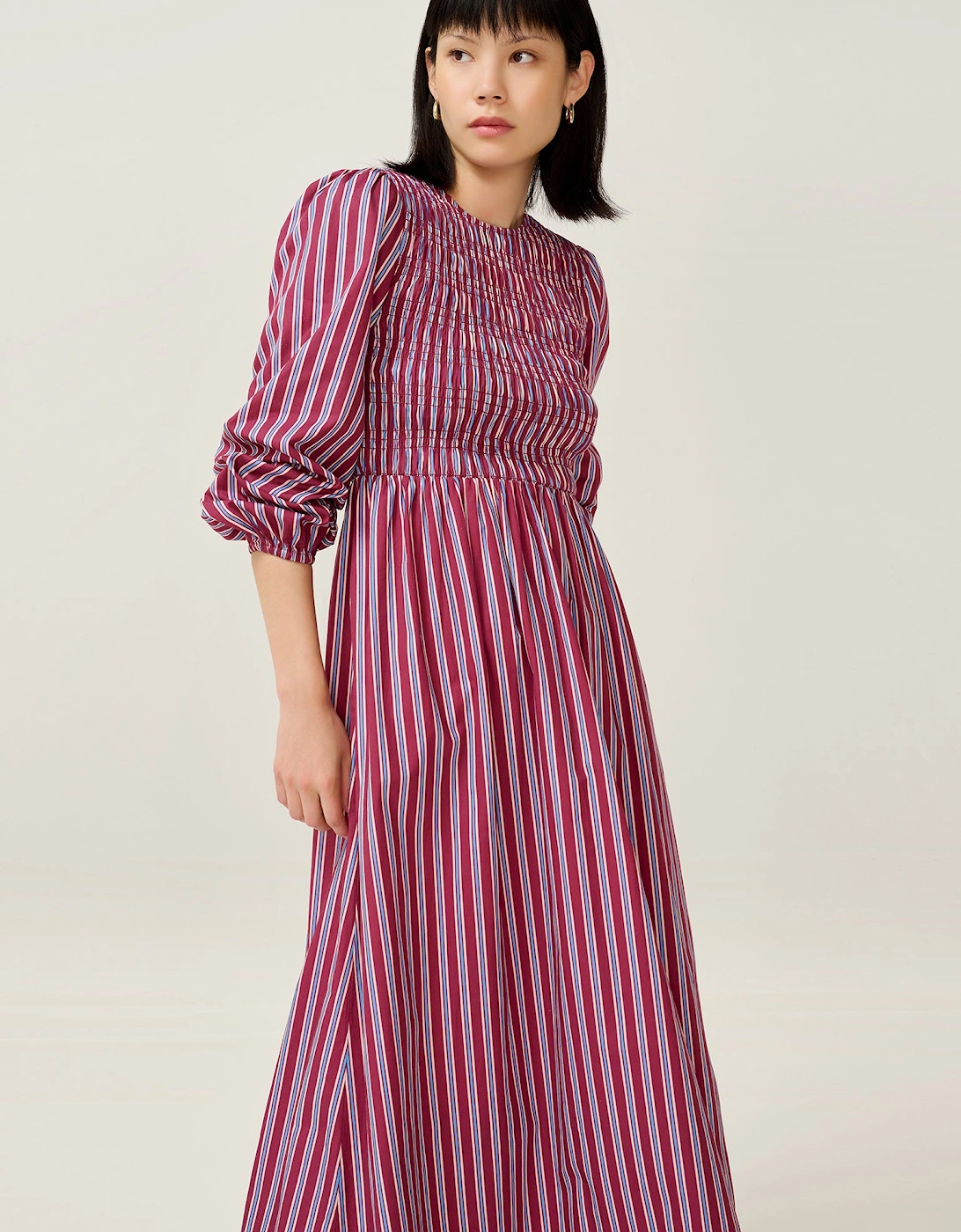Saint Dress in Blue Stripe