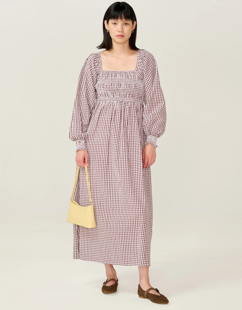 Amaryllis Dress in Chocolate